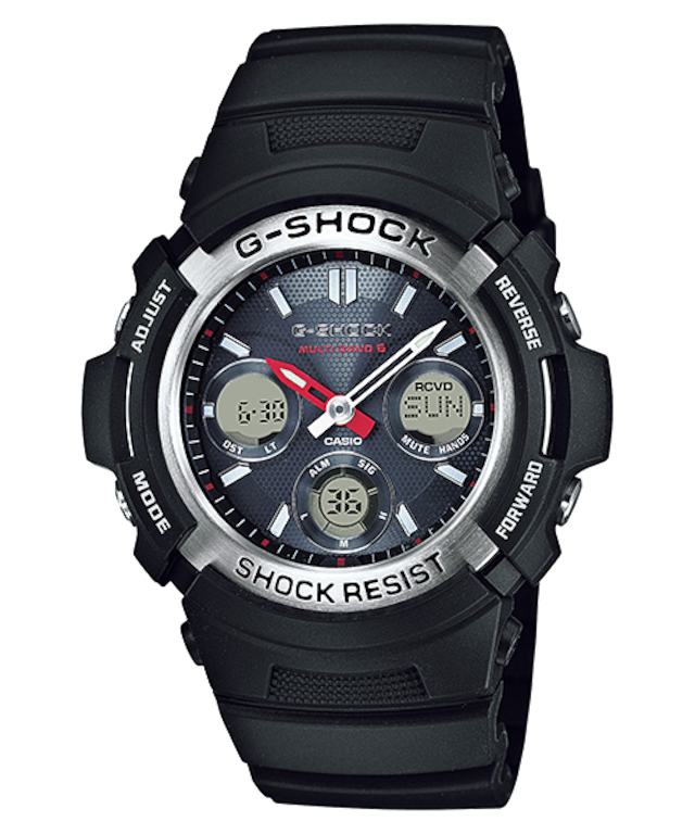 送料無料 カシオ G-SHOCK  "BASIC"  電波ソーラー AWG-M100-1AJF