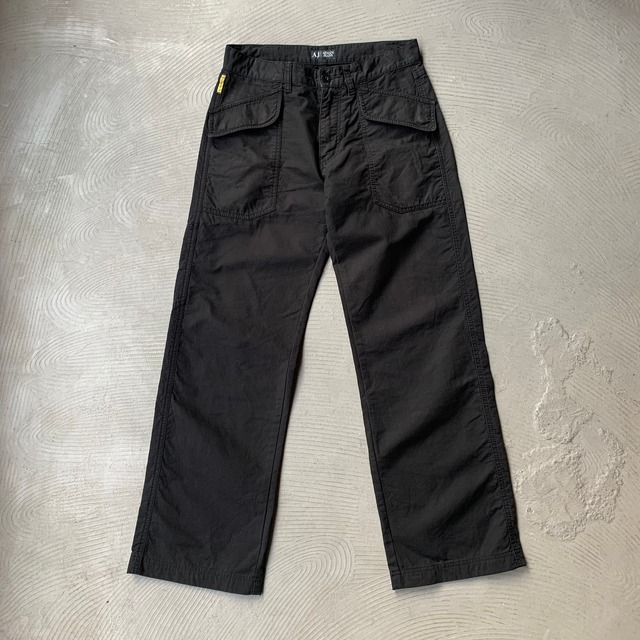 ARMANI JEANS / Black cargo pants