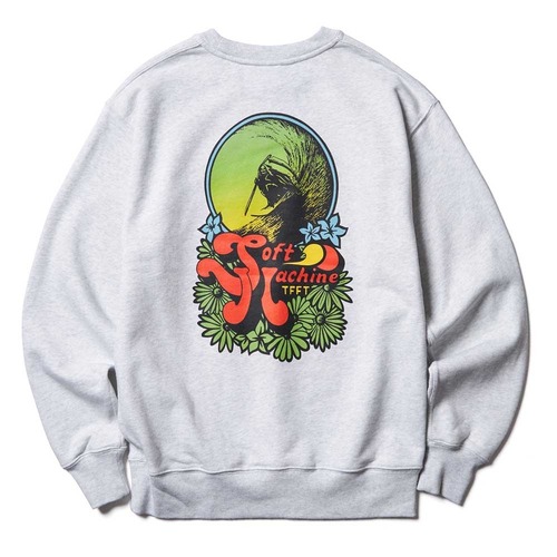 【SOFTMACHINE】ソフトマシーン TIME HAS COME SWEAT (GRAY)クルーネックススウェット