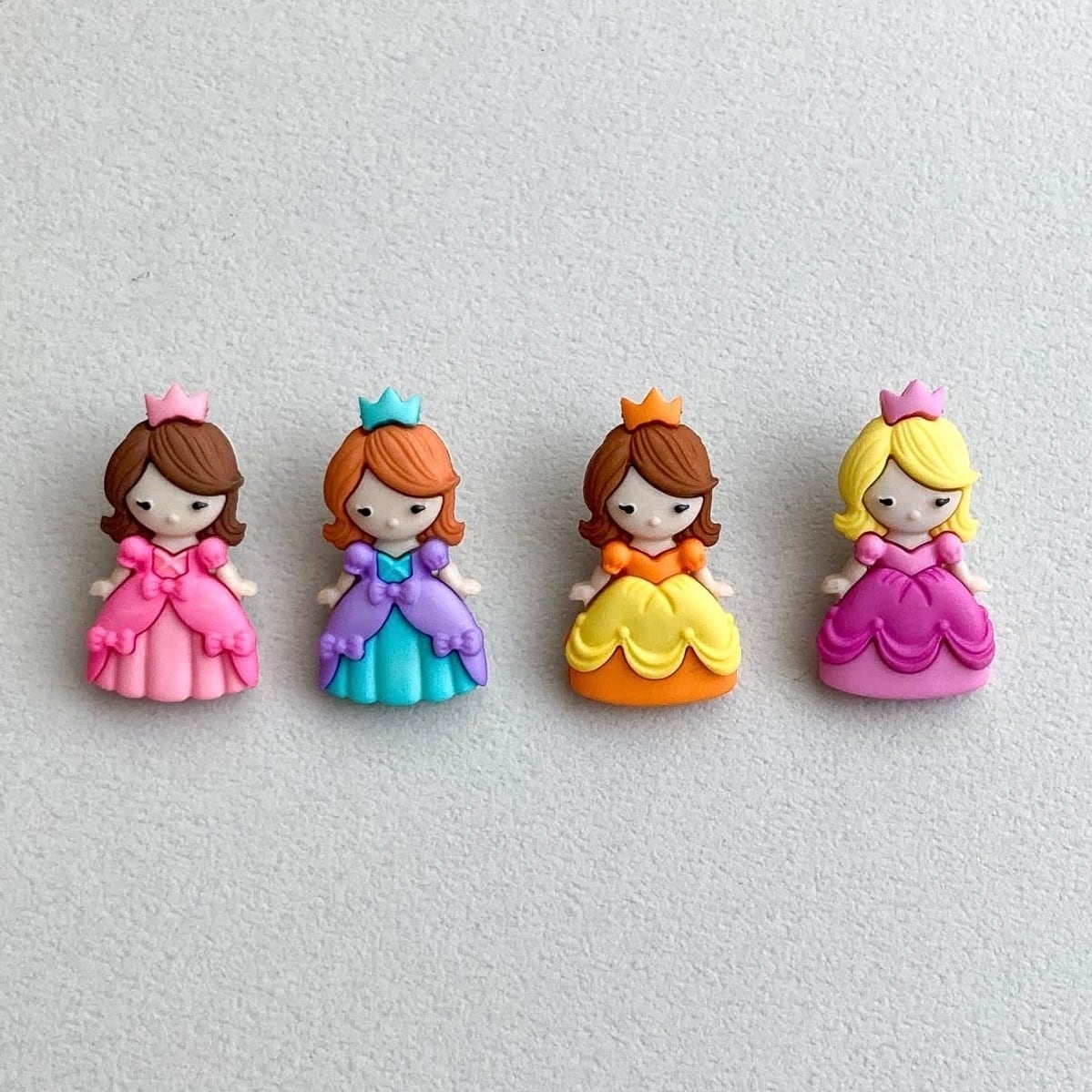 〈再入荷〉JJボタン 4人のお姫様ボタンパック(4p)
