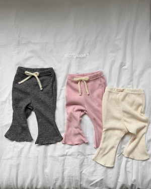 送料無料【予約】mienbloomB/Knit Bootcut Pants