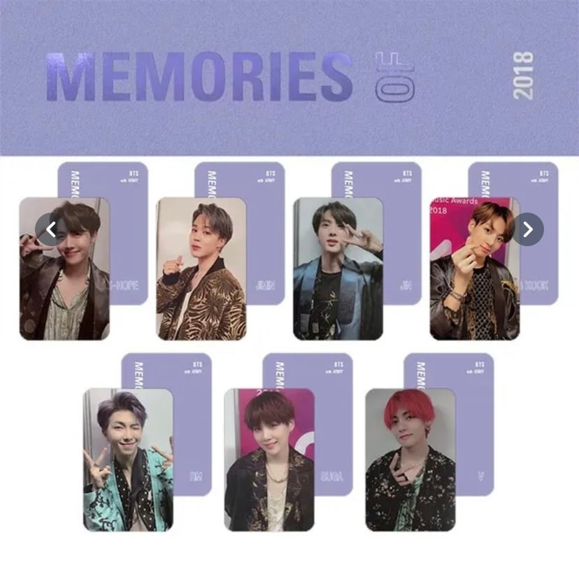 BTS MEMORIES　2018 トレカ