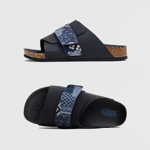 Japanese Pattern Slide Sandals / 和柄 スライド サンダル