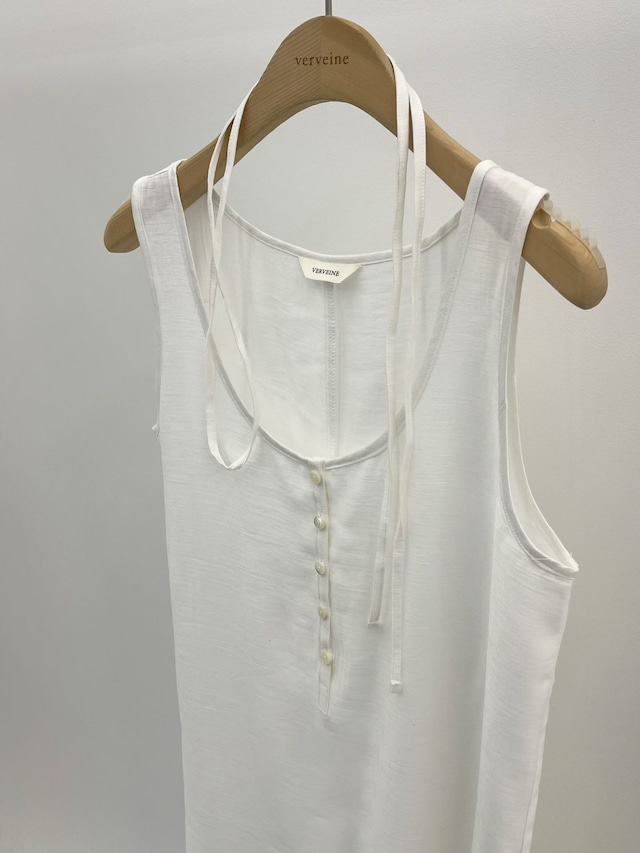 (予約) verveine / Sein henley neck long dress 2color
