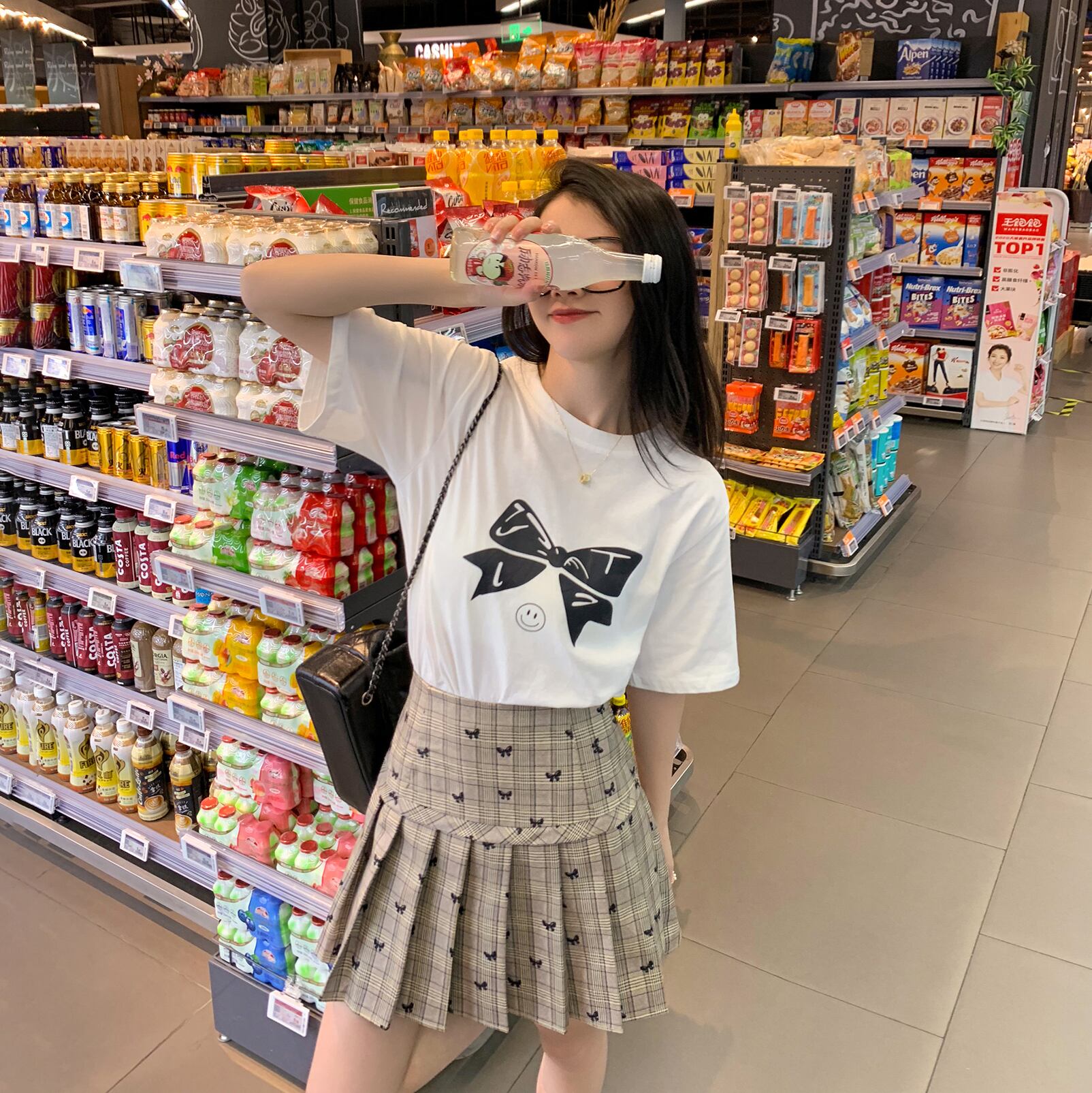 サマーショートスカート スタイルTシャツ セット 夏物 6Du_Shop_Women98069980455