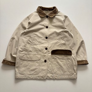 -USED- L.L.BEAN HUNTING JACKET -BEIGE- [WOMENS L]