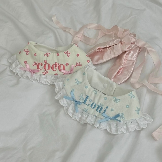 【予約】Ribbon Race Cape(2color) 〘 ネーム刺繍 〙