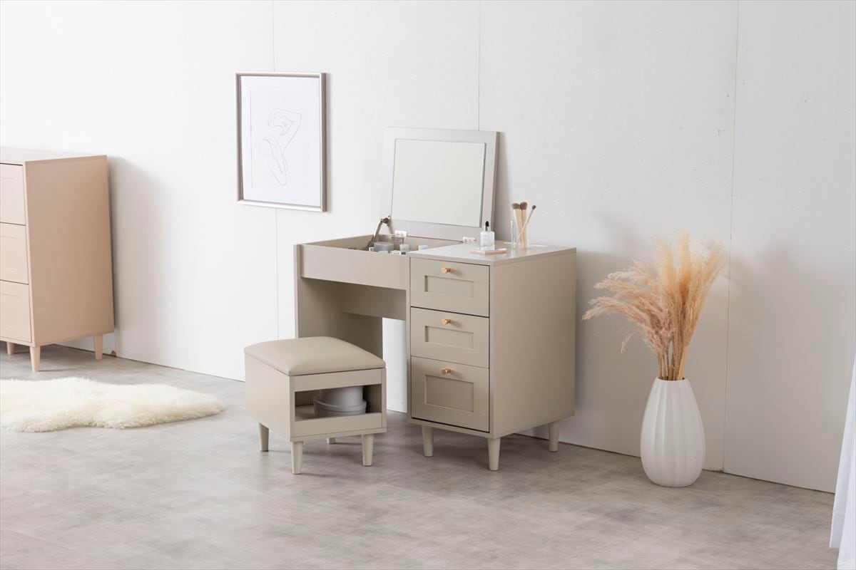 【福岡市限定】【展示品・未使用品】ドレッサーデスク 幅110cm 福岡市限定】【展示品・未使用品】ドレッサーデスク 幅110cm