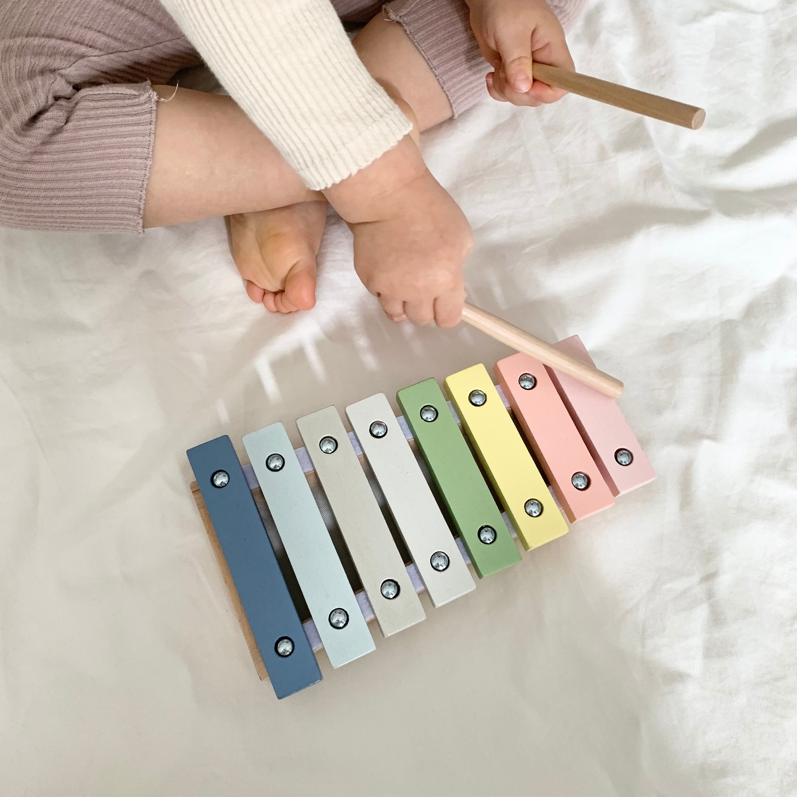 木琴 木のおもちゃ 8KeysXylophone スウェーデン 海外玩具