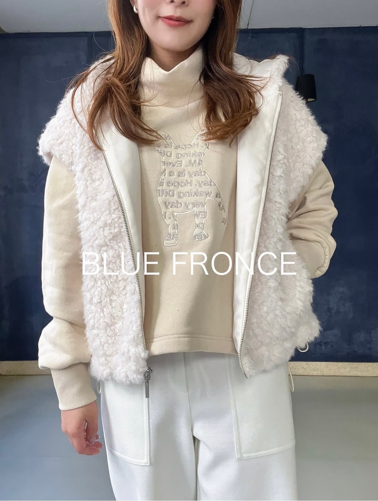 ●新品●ブルーフォンセblue fronce　パーカージャケット ○新品○ブルーフォンセblue fronce パーカージャケット ○新品