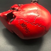SKULLHEAD Tooth pick holder - Red devil