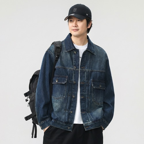 ヴィンテージウォッシュデニムジャケット　TB1790 画像