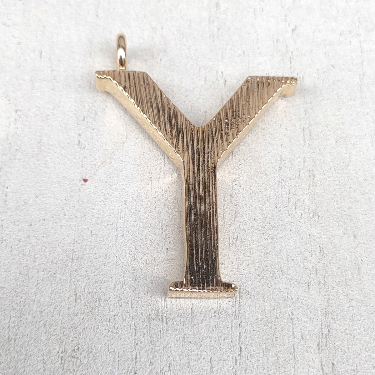 △【イタリア製】美品/クロエChloe/イニシャル/アルファベット/ブラス  