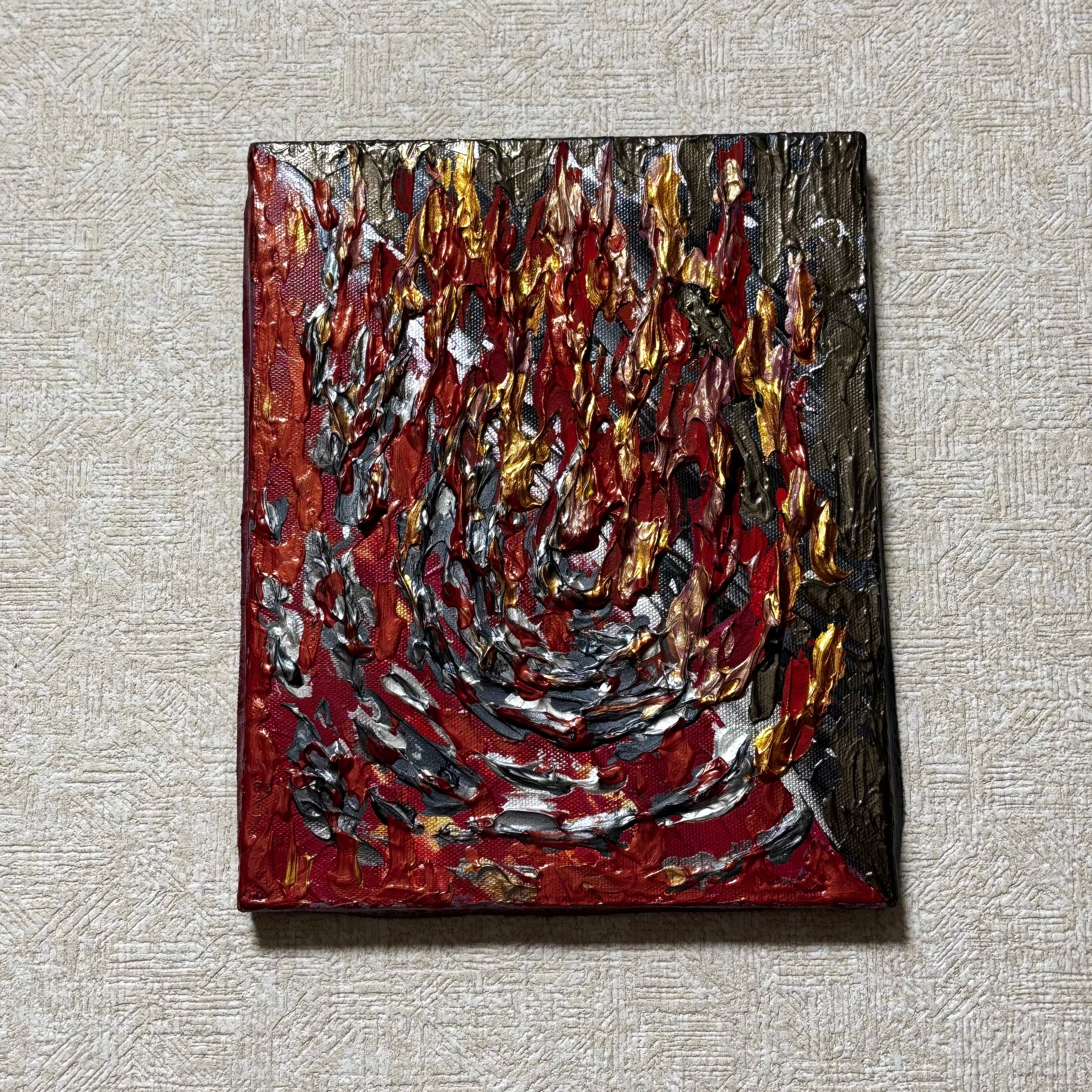 Conflict】葛藤 テクスチャーアート 抽象画 アクリル画 現代 Conflict】葛藤 テクスチャーアート 抽象画 アクリル画 現代