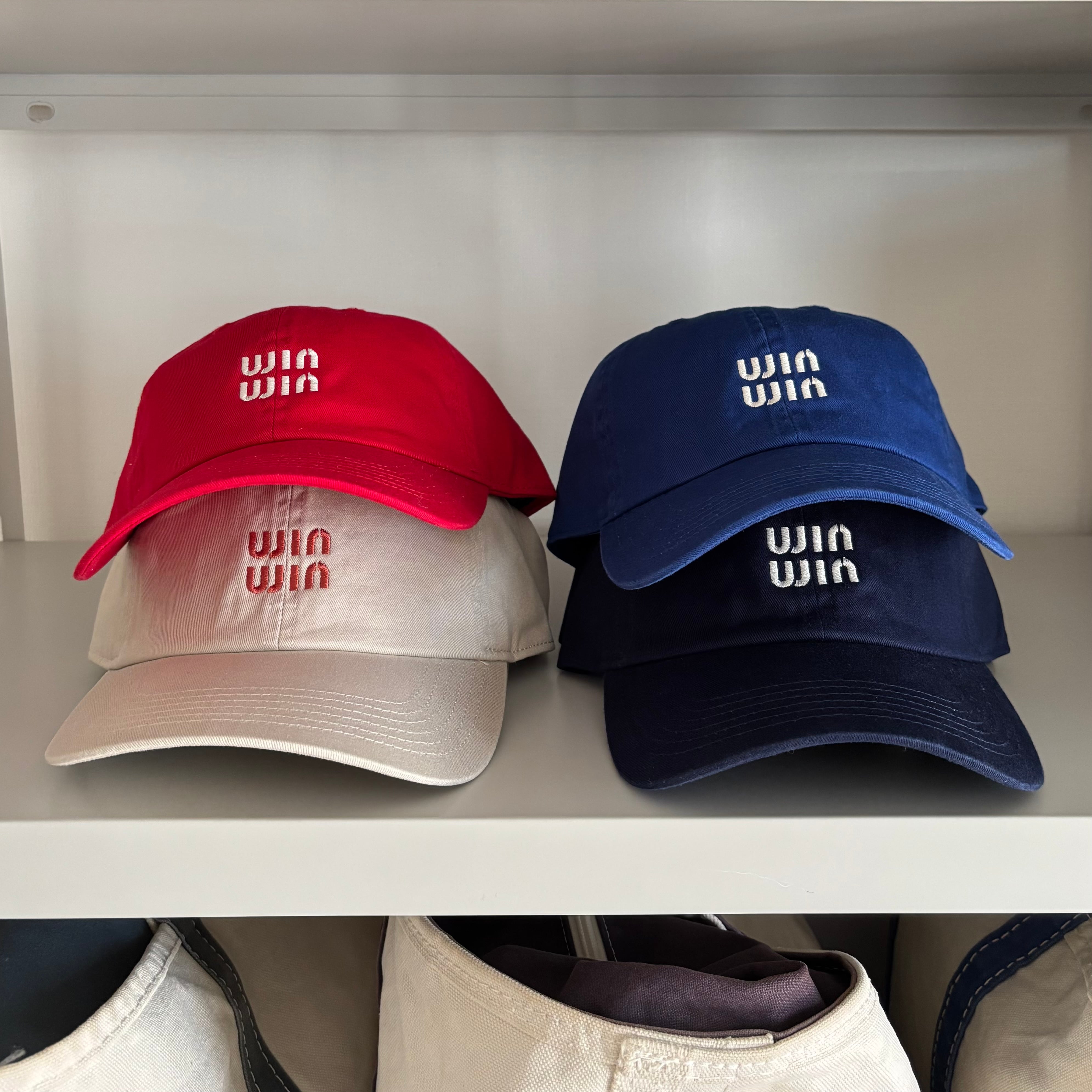 全4色】winwin刺繍コットンキャップ / ユニセックス | wågdog