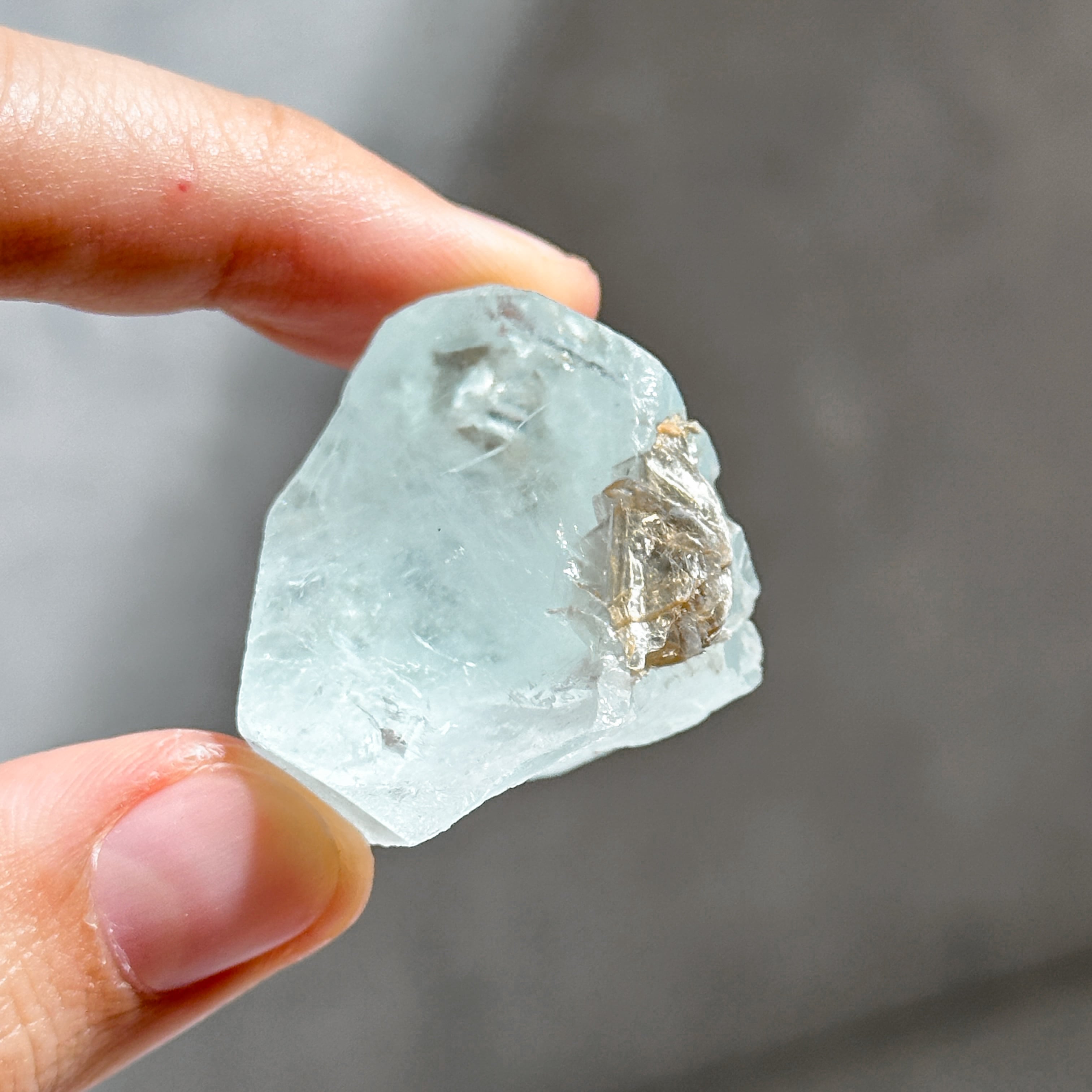 透明感◎雲母◎アクアマリン 原石67◇ Aquamaline ◇天然石・鉱物