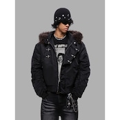 【暖かさUP】ファイヤーマンファー中綿ジャケット T2024