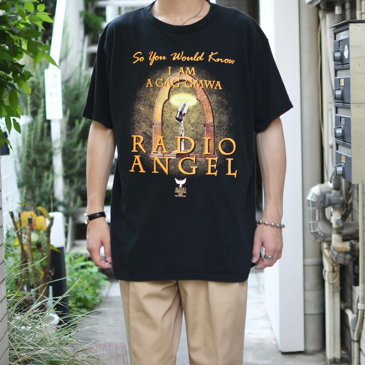 RADIO ANGLE print tee