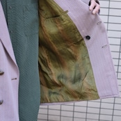 70's sears herringbone pattern tailored jacket