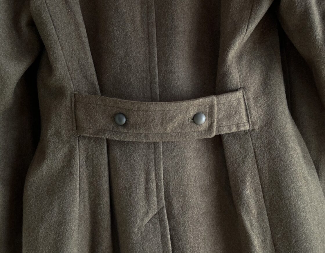 貴重 デッドストック 50s フランス軍 ダブルブレスト 肉厚 ウール 