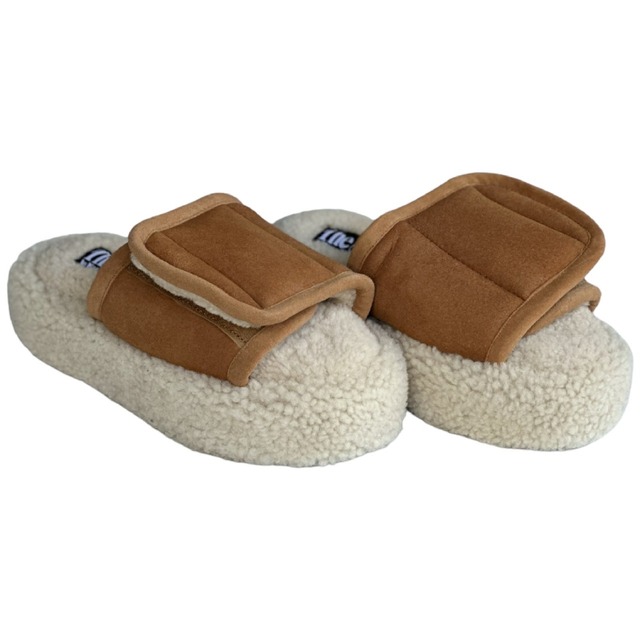 【NATASHA ZINKO】SHEARLING SLIPPERS(NATURAL)