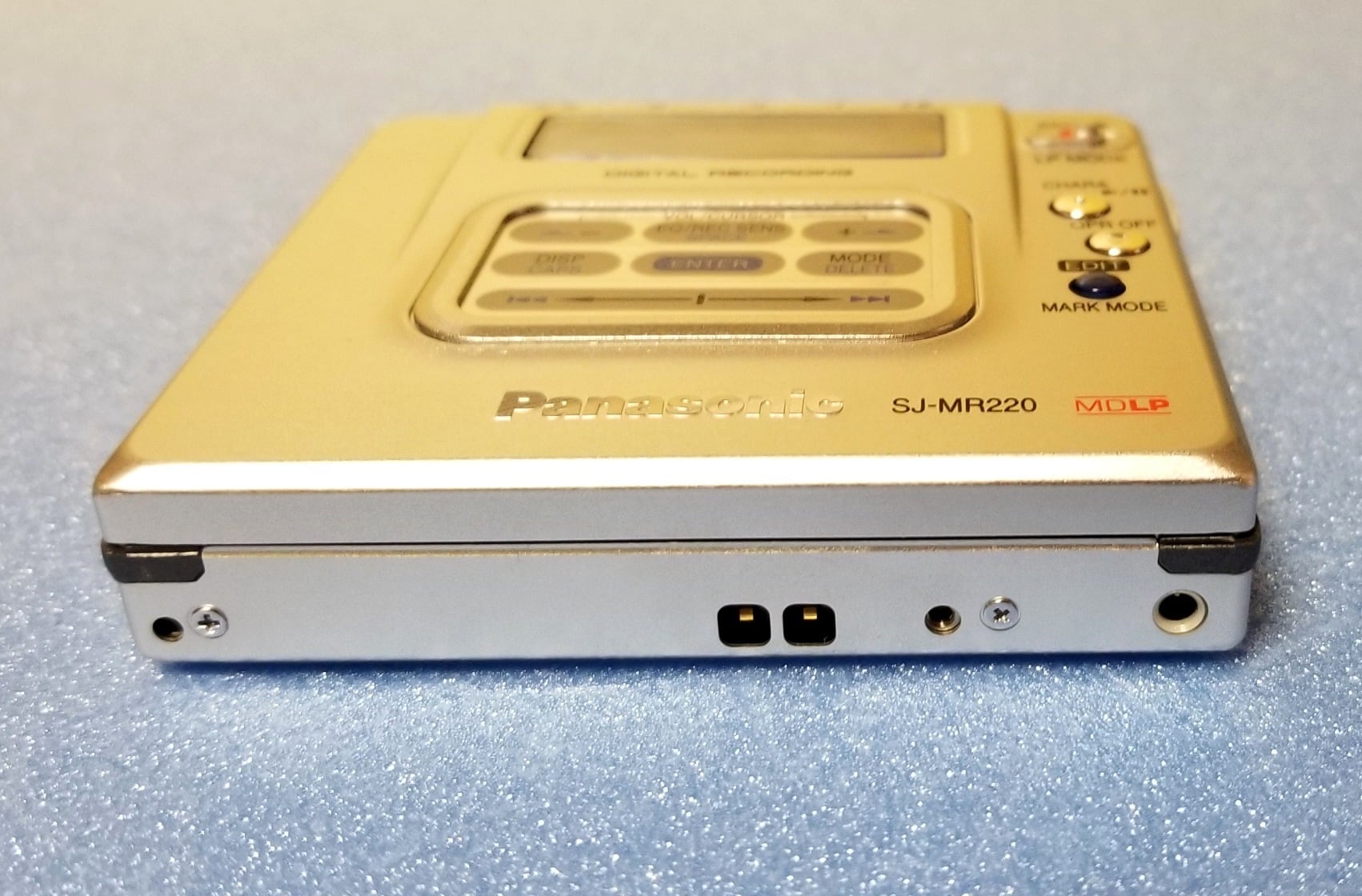 Panasonic SJ-MR220 ポータブルMD MDLP録音再生機 完動品・動作保証 