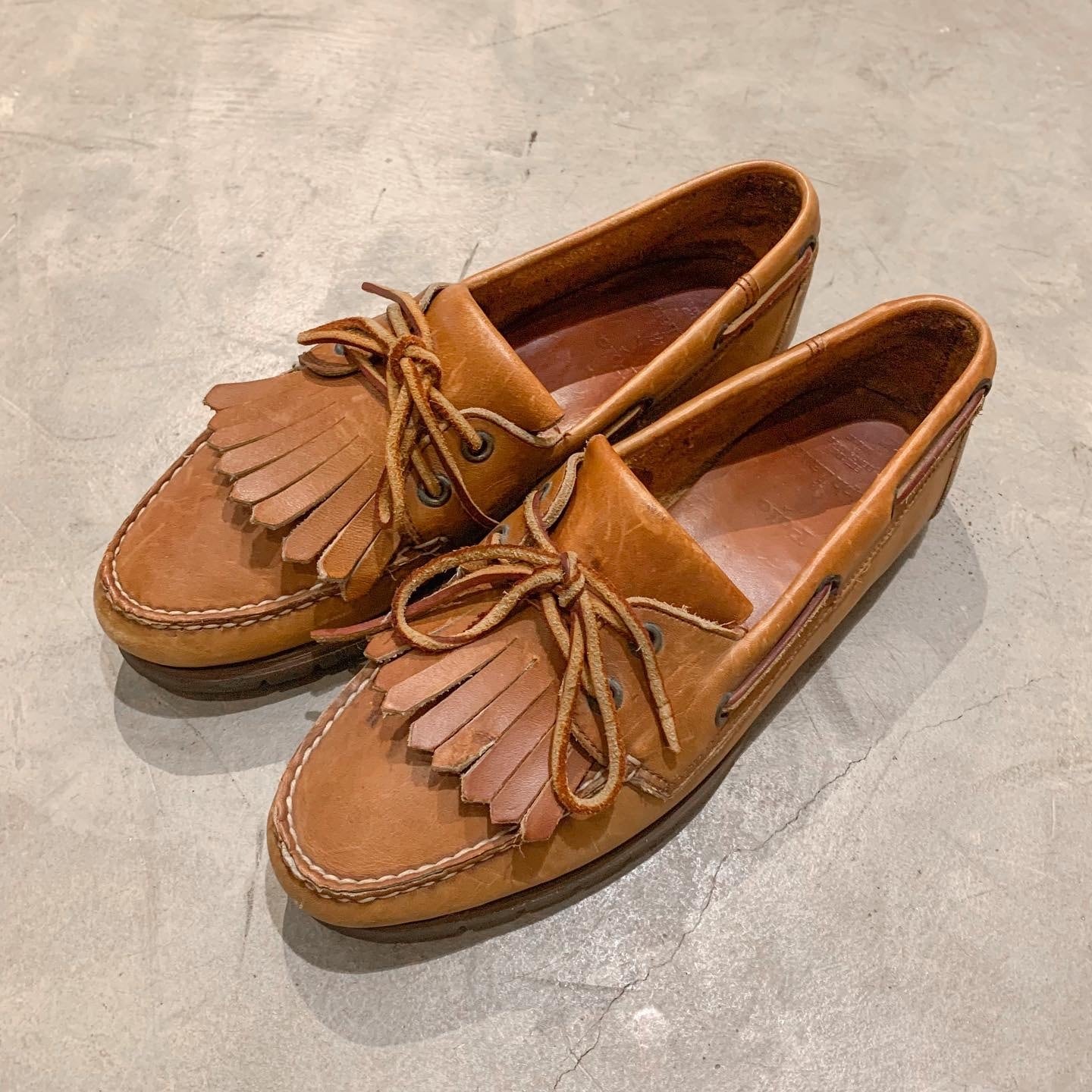 USA製 Polo Ralph Lauren Leather Deck Shoes / ポロ ラルフローレン