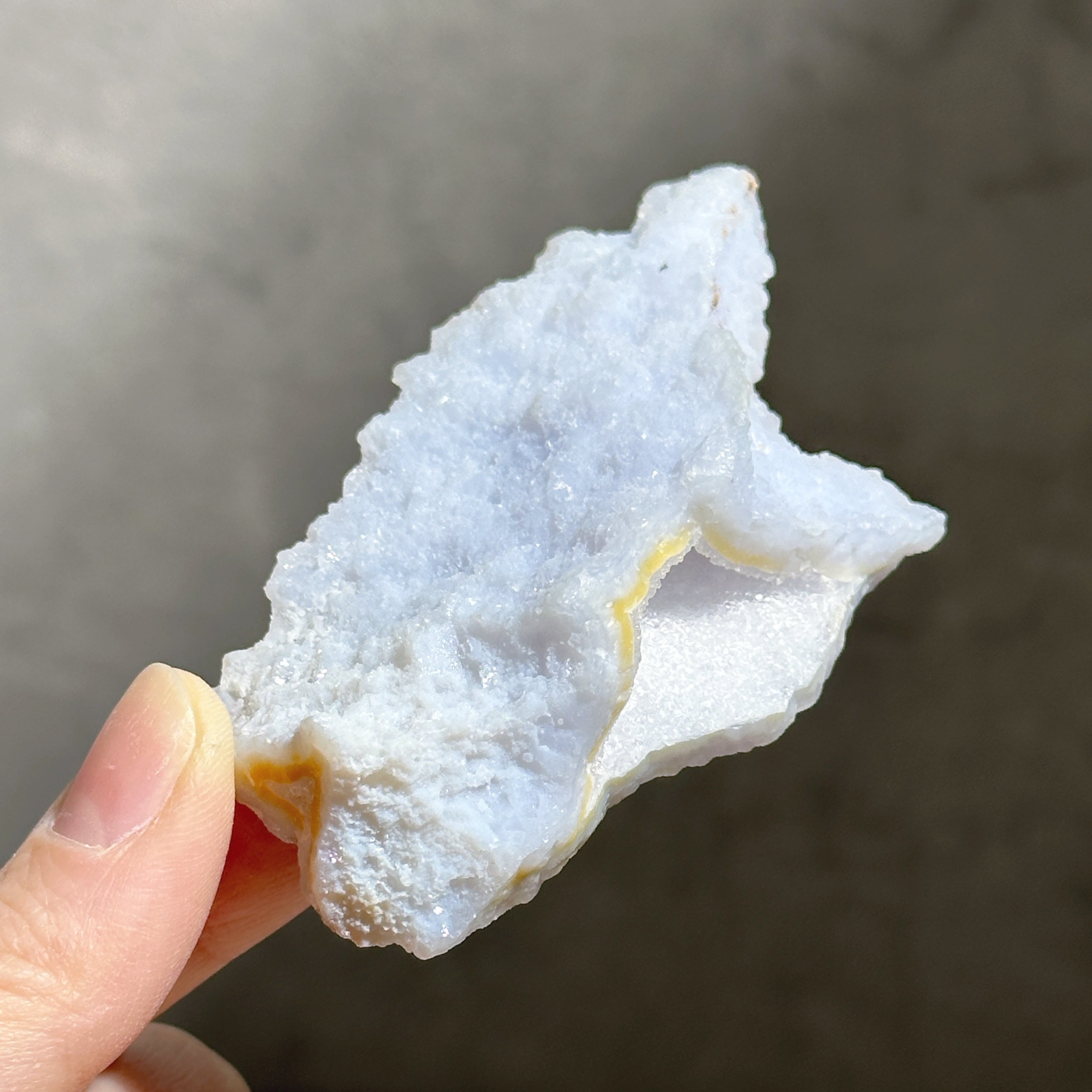ブルーカルセドニー 原石72◇ Blue Chalcedony ◇天然石・鉱物