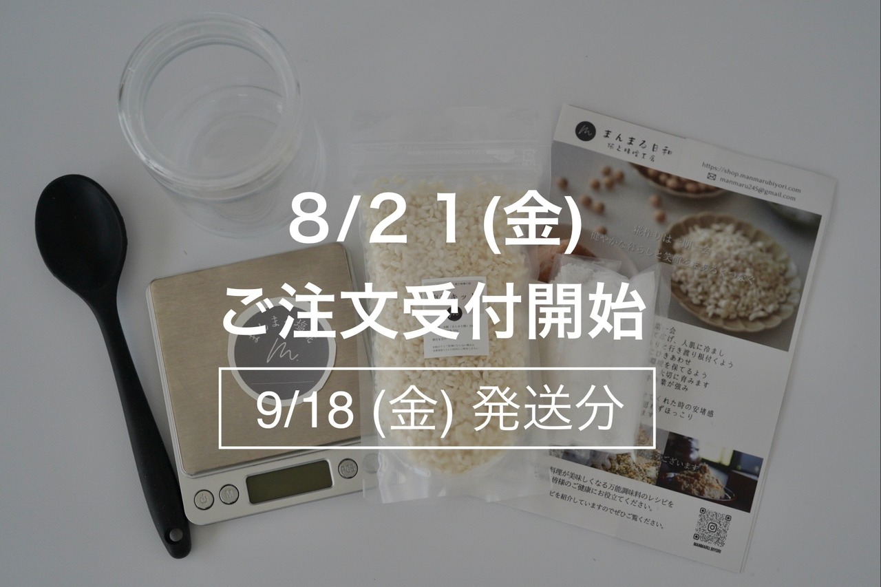 塩糀はじめてセット【9月18日(金)発送】