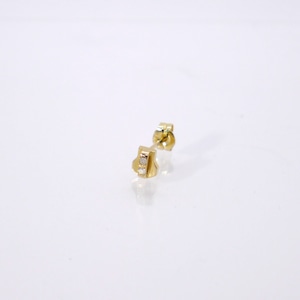 K18+DIAMONDS ZIPPER PIERCE(18金+ダイヤモンド ジッパー ピアス)