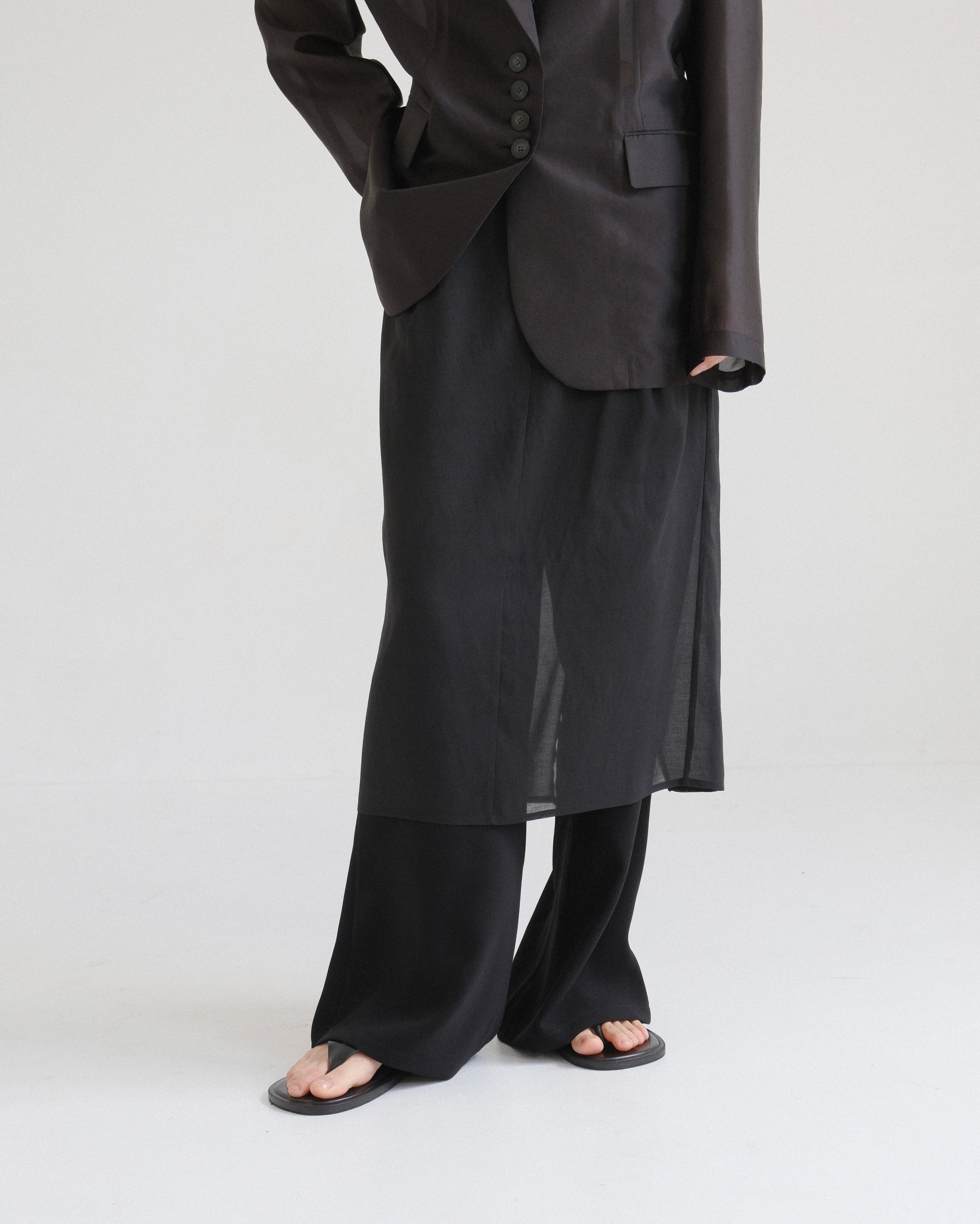 layered pants - made in Japan - | aéré