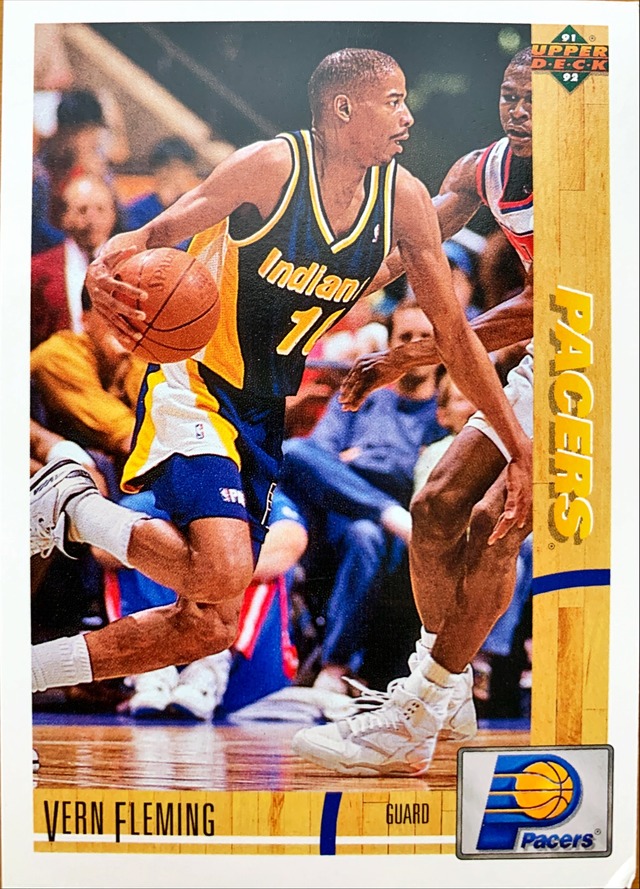 NBAカード 91-92UPPERDECK Vern Fleming #238 PACERS