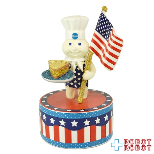 ピルズベリー ポッピンフレッシュ ドゥボーイ アメリカ・ザ・ビューティフル オルゴール フィギュアリン 2011 企業物
