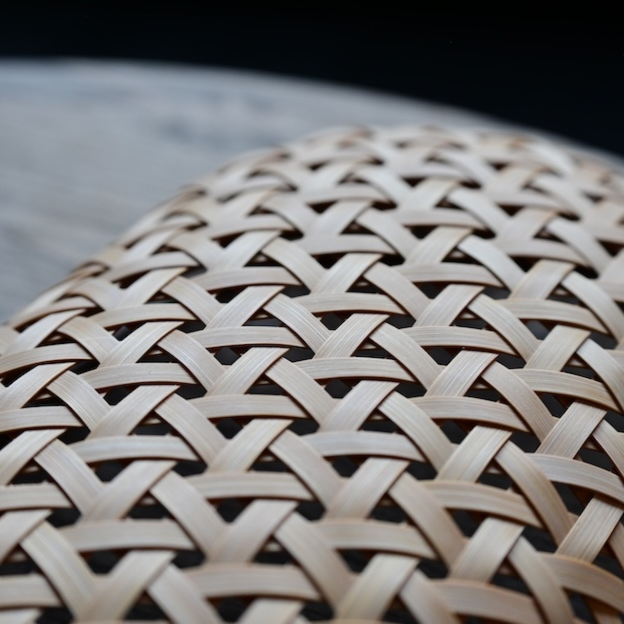 竹聲館  亀甲盛籠 楕円［2107000000117］