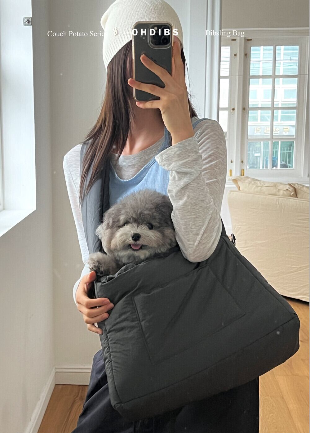 〈予約アイテム〉OHDIBS / Dibsling Bag – チャコールグレー