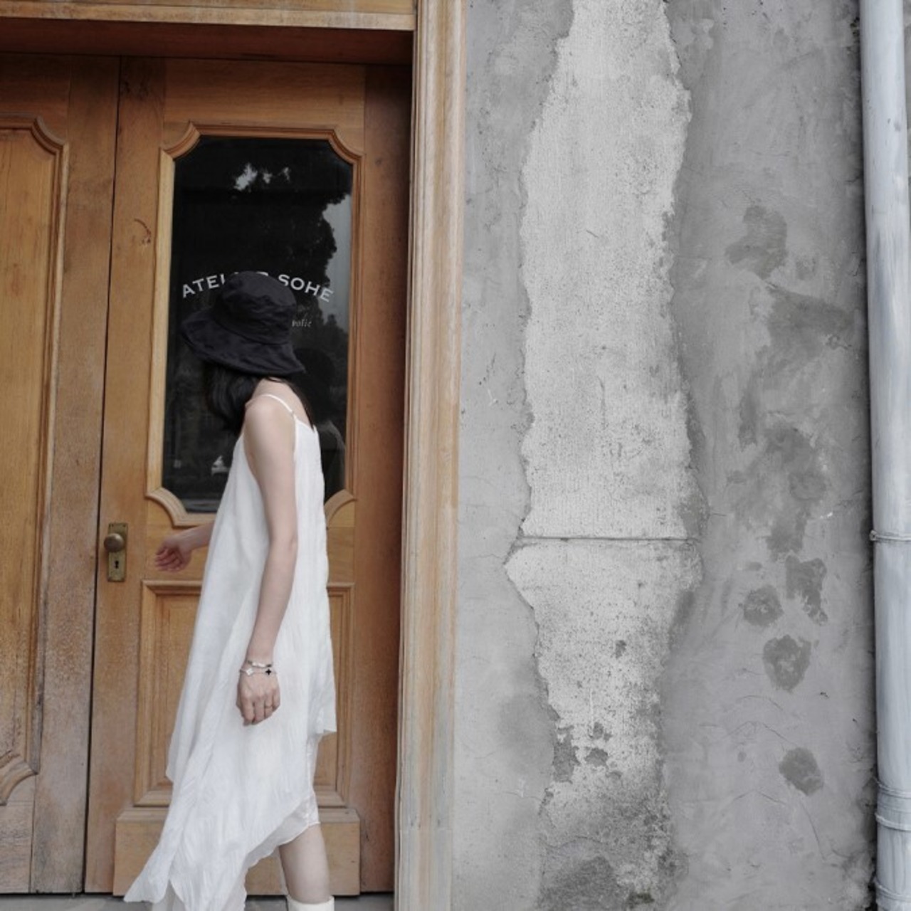 Frills Overlapped Camisole Dress / フリル オーバーラップ キャミソール ワンピース