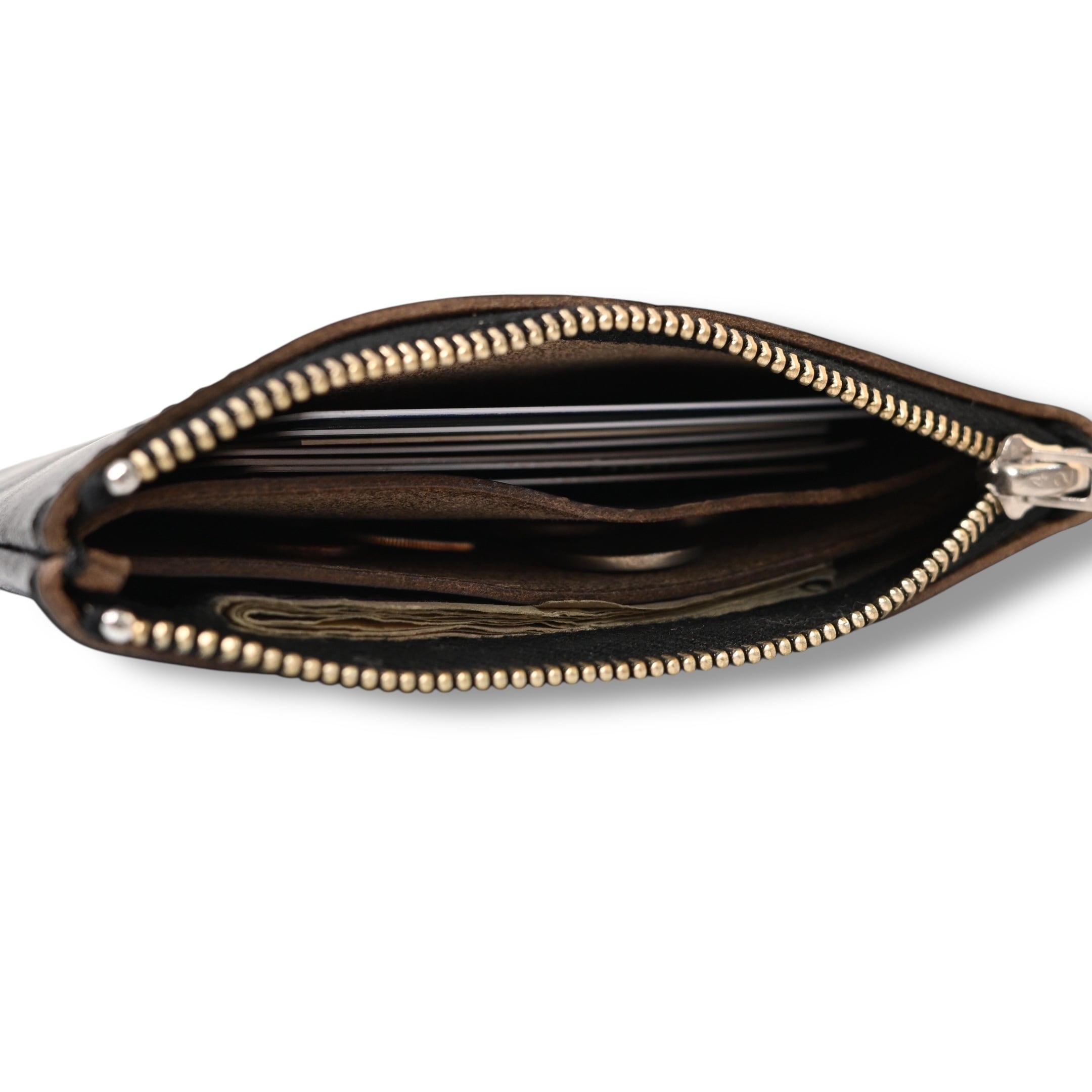 クロム♥フラットポーチオーダー品 Wファスナーのころんポーチ🍓 見た目以上にたっぷり収納できる