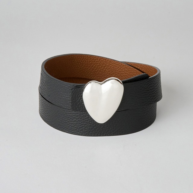 BELT　HEART 30　SILVER