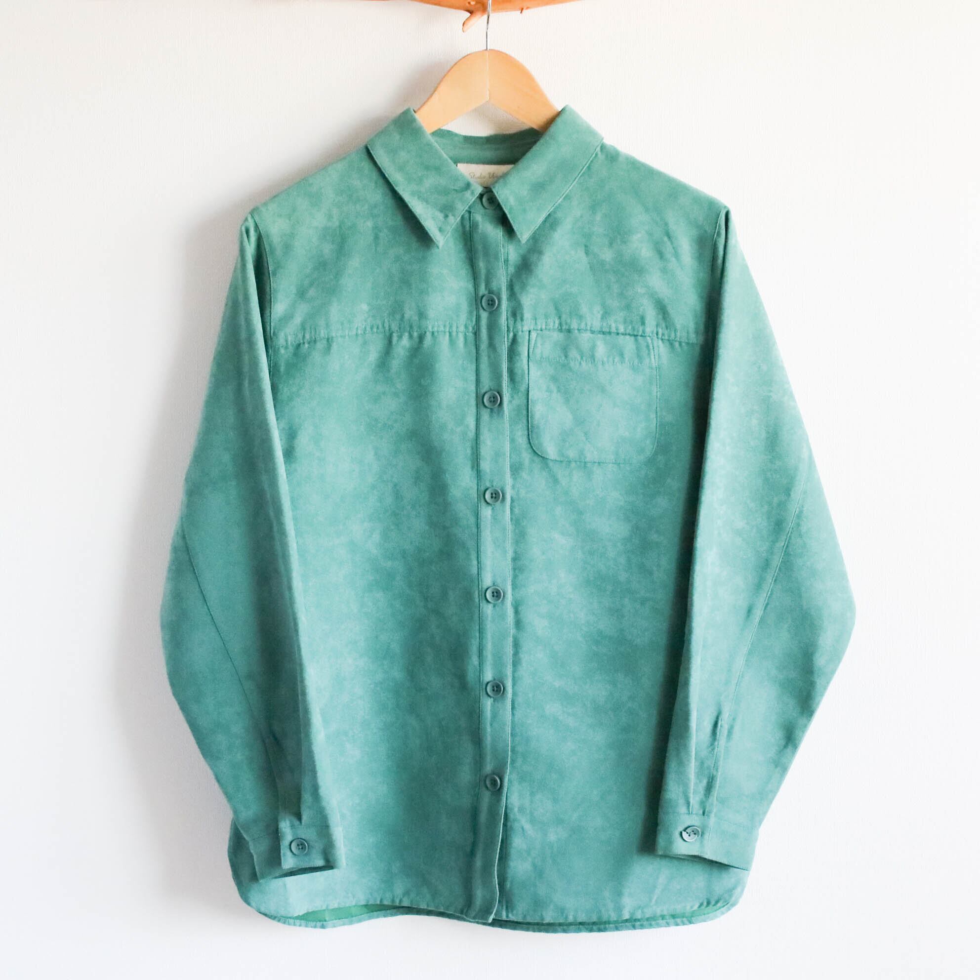 fakesuède shirt L