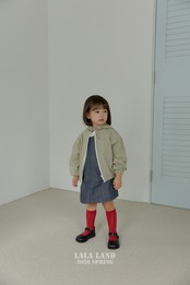 LALALAND 26/SS (Kids)Bubble check jumper