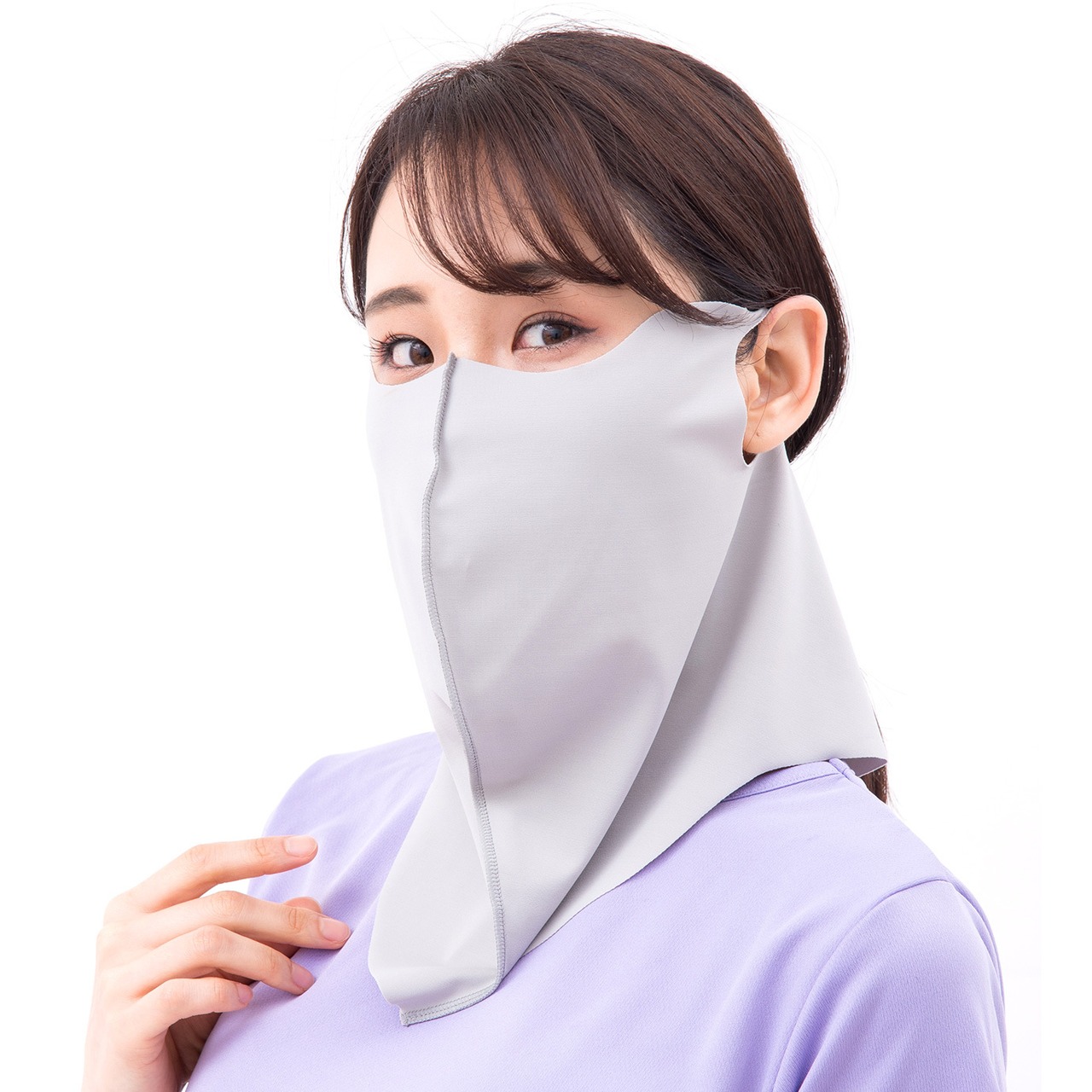 DELLING 日本製 フェイスネックカバー UPF50+ 日焼け防止 紫外線対策