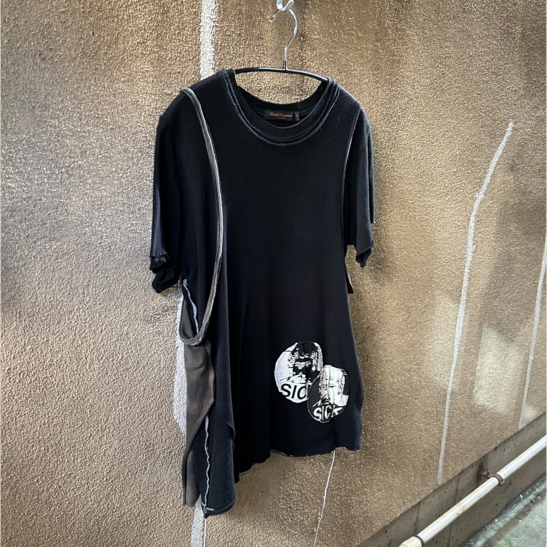 undercover 04aw but beutiful期 ロング長袖カットソー UNDERCOVER 04AW But Beautiful期 多重レイヤード タイダイ Tシャツ