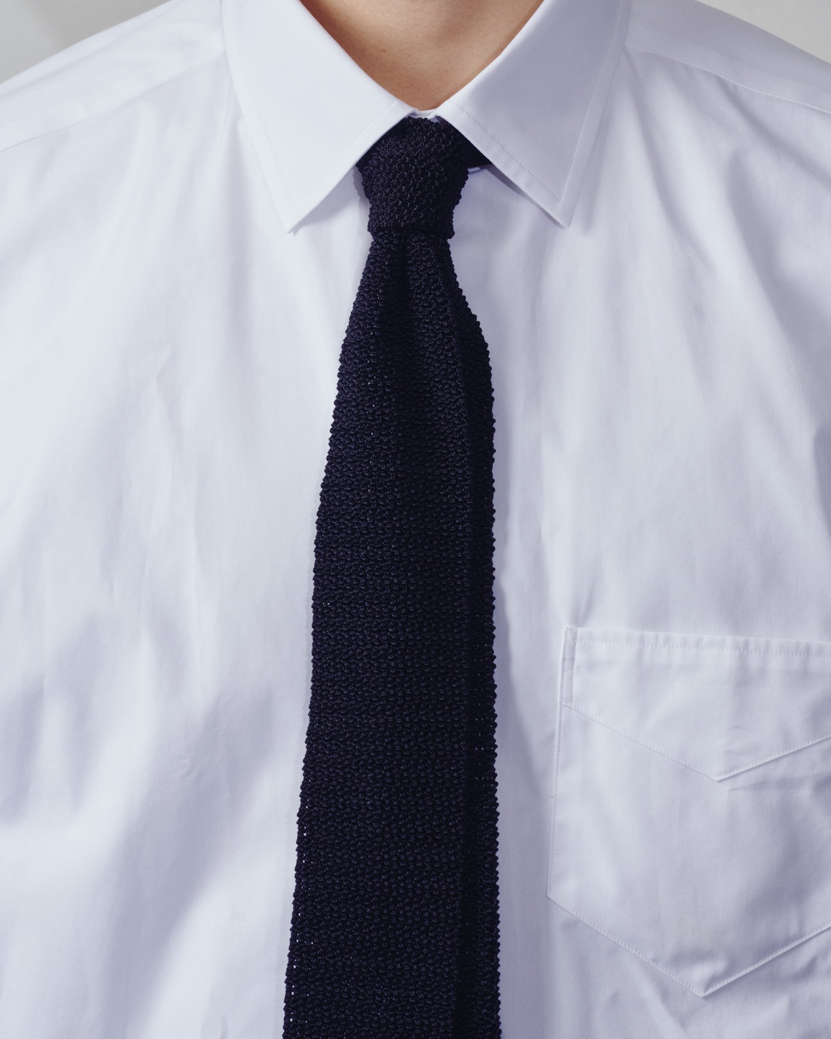 新品】MINTENS special silk knit tie made in Germany BLACK