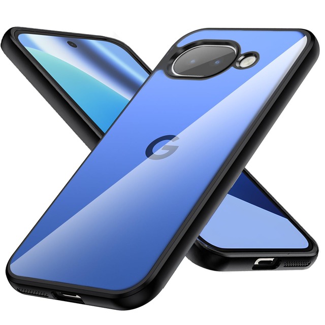 対応 Google Pixel 10Aケースクリア グーグルピクセル10a カバー 黒色TPUフレーム + 透明PCバックパネル 2重構造 耐衝撃 米軍MIL規格 レンズ保護 滑り止め 透明 指紋防止 ストラップホール付き 黄ばみ防止 ピクセル10aカバー クリア