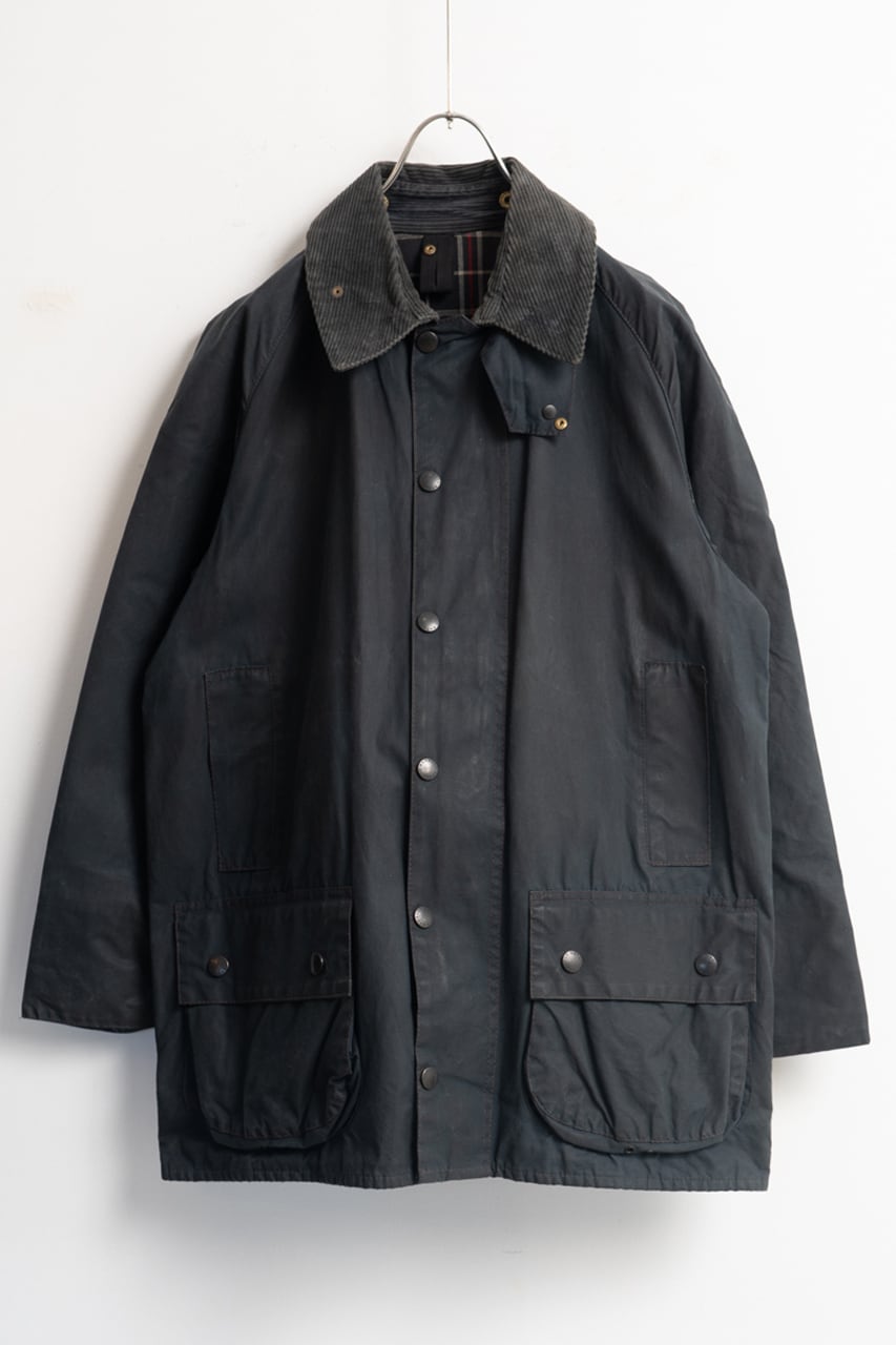 No.052【BEAUFORT】'98 3warrant Barbour Navy 40 バブアー ビュー
