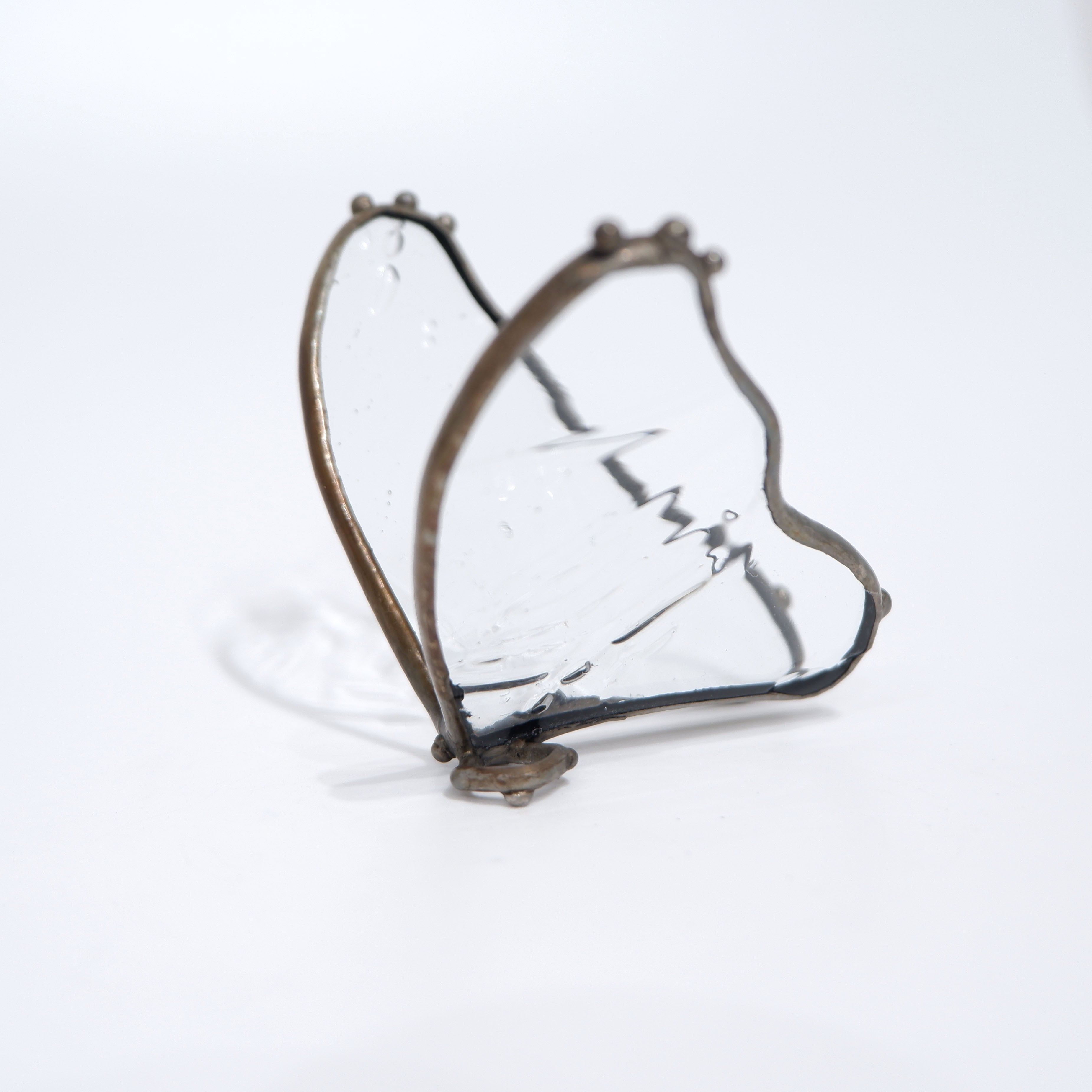 尾崎雅子作　ステンドグラス「羽根」 尾崎雅子作 ステンドグラス「羽根」