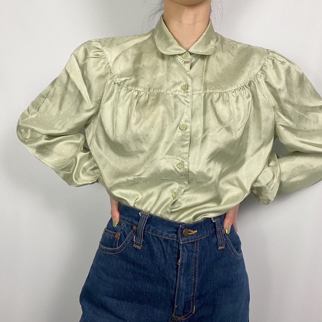 ライトグリーンブラウス◎ | Boutique888