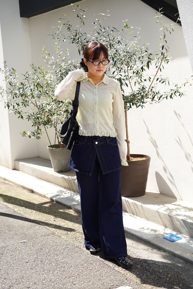 CHOI SUKE FRIL PITA SHIRT
