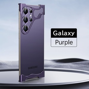 ◆Galaxy S25/S24/S23/Plus/Ultra◆ Aluminum Alloy Bumper Phone Case + Lens Film / アルミニウム バンパーケース + レンズ フィルム スマホケース