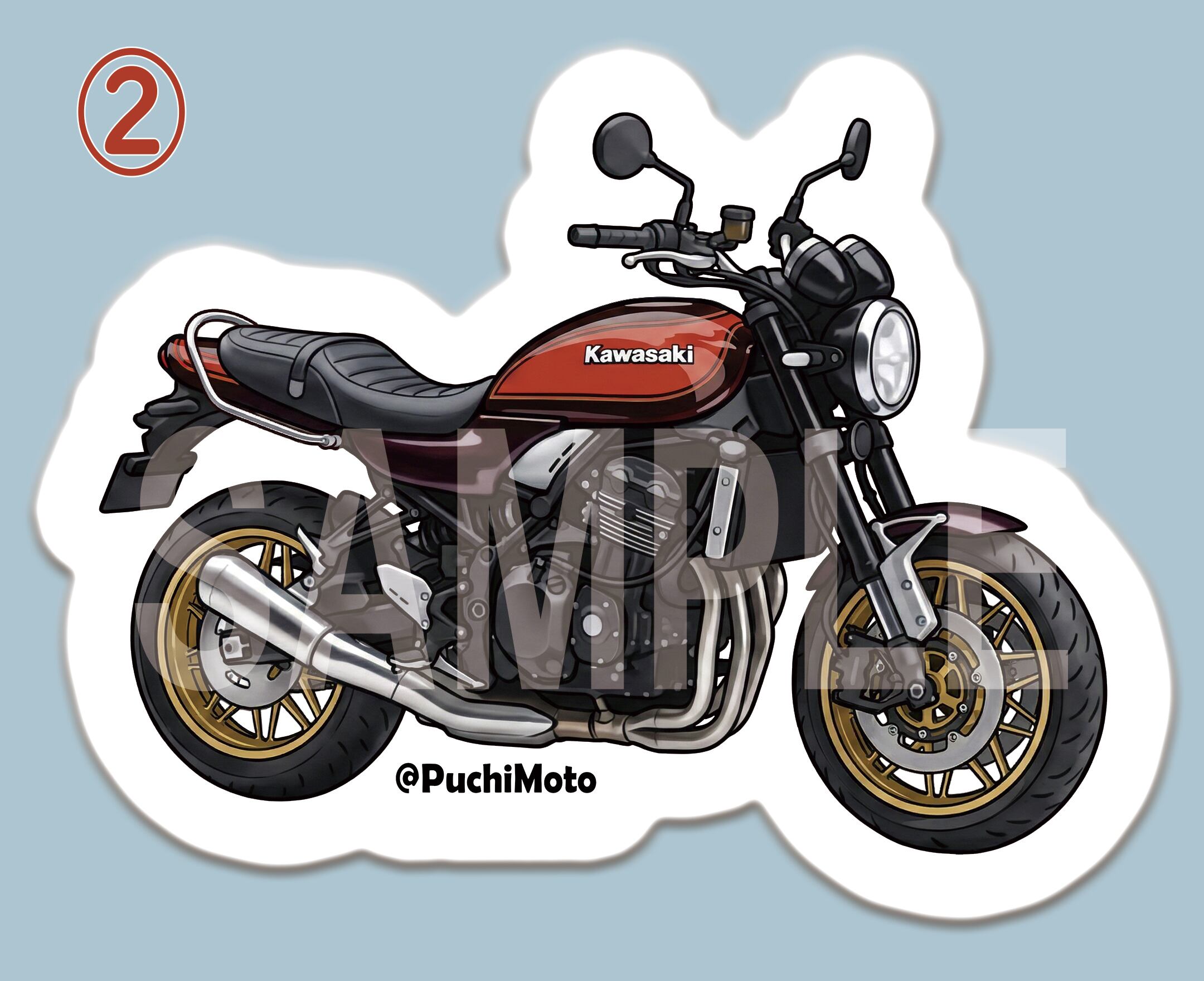 Kawasaki Z900RS 特別仕様車 ステッカー Sサイズ | 江ノ島さくら堂 本店